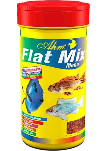 Flat Mix Menu Balık Yemi 100 ml