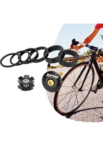 Bisiklet Kulaklık Aletleri Alüminyum Alaşımlı Sağlam Dayanıklı Bisiklet Çatal Yıkama Seti Siyah (Yurt Dışından) fırsatları