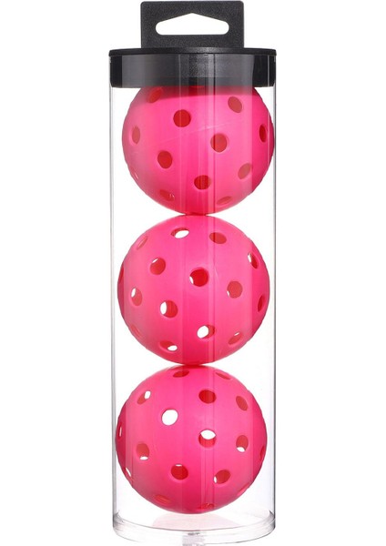 3x Pickleball Turşu Topları Açı Onaylı Turnuva Şkin Kırmızısı Için (Yurt Dışından)