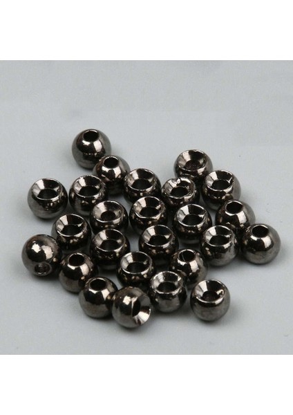 25 Adet Tungsten Oluklu Sinek Bağlama Boncuk Topu Boncuk 4mm Siyah (Yurt Dışından) fırsatları