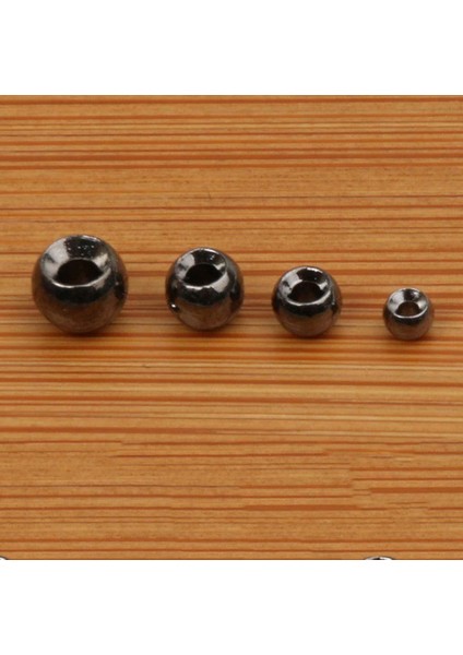 25 Adet Tungsten Oluklu Sinek Bağlama Boncuk Topu Boncuk 4mm Siyah (Yurt Dışından) indirimleri