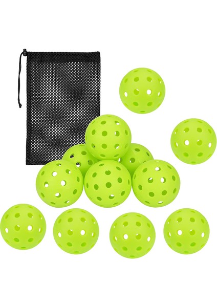 LED Pickleball Topları I I Için Dayanıklı Turşu Topları Açık Havada 12 (Yurt Dışından)