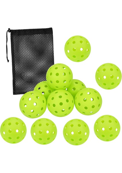 LED Pickleball Topları I I Için Dayanıklı Turşu Topları Açık Havada 12 (Yurt Dışından)