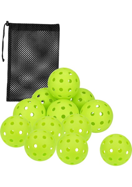 LED Pickleball Topları I I Için Dayanıklı Turşu Topları Açık Havada 12 (Yurt Dışından)