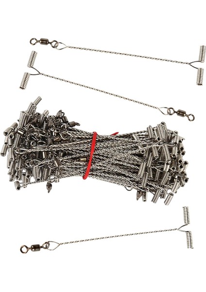100PCS Balıkçılık Denge Kancası Kolları T Şekli Bükülmüş Döner Dize Kancaları Mücadele 8cm 8cm 9.4x1.6cm (Yurt Dışından)