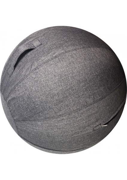 Oturma Topları Sandalye Ofis Kullanımı Gri 55CM Için Saplı Anti Patlama ile Yoga Topu Kapağı (Yurt Dışından)