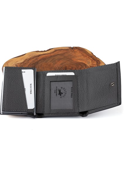 West Polo Westpolo Ahşap Kutulu Mekanizmalı Isme Özel Erkek Cüzdan Kalem Anahtarlık Set modelleri