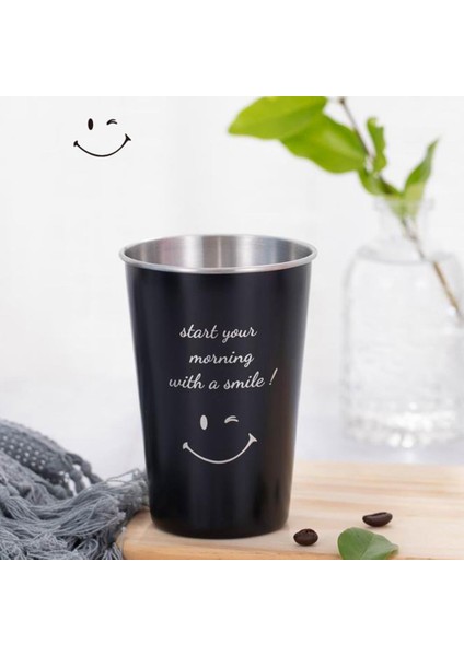 Taşınabilir Kırılmaz Içme Soğuk Çay Bardağı 500 ml C (Yurt Dışından)