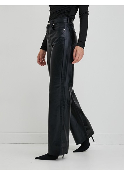 Ronada Wuwei Siyah Parlak Jean fiyatları