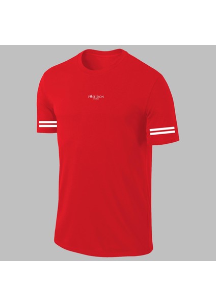 Yeni Seri Büyük Beden Kirmizi Dri-Fit Erkek Kumaş Yürüyüş Için Konforlu Sıfır Yaka Tshirt (4xl- 10XL)