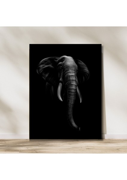 Arte Vista Elephant In Darkness Kanvas Tablo