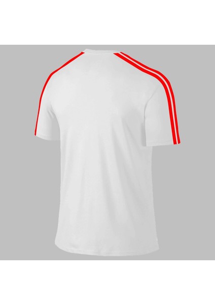 Yeni Seri Büyük Beden Erkek Beyaz Dri-Fit Kumaş Koşu Için Konforlu Kısa Kol T-Shirt (4xl- 10XL) fiyatları
