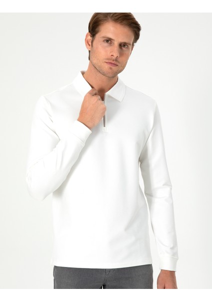 Erkek Ekru Regular Fit Sweatshirt 50296504-Vr019 modelleri