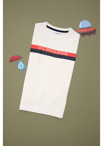 Erkek Çocuk Krem Sweatshirt 50293606-VR071