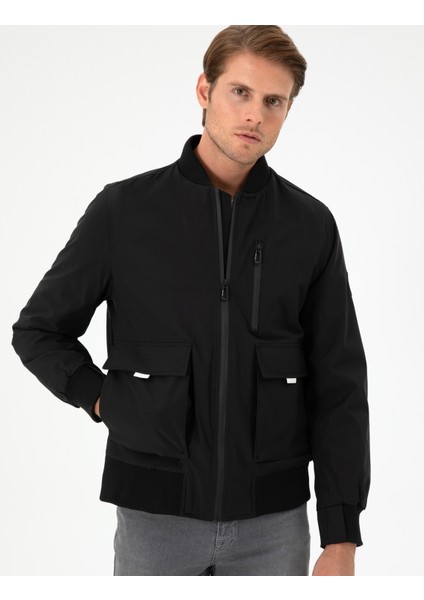 Erkek Siyah Regular Fit Mont 50292856-VR046 modelleri