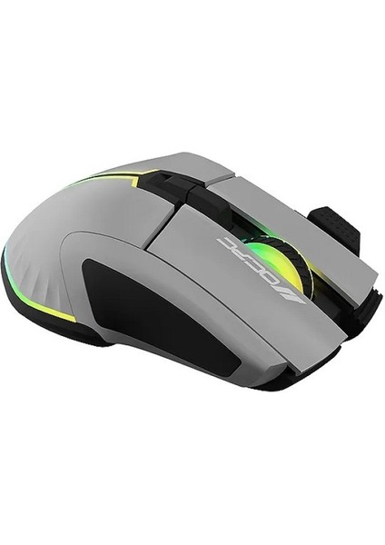 Mr-33 Şarjlı 7d Kablosuz Oyun Faresi 7200DPI 10.000HZ Gri Double Click