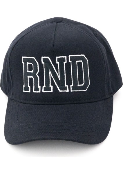 Siyah Rnd Logo Baskılı Şapka