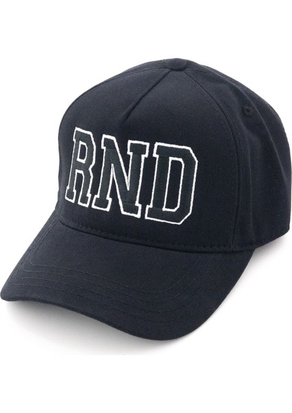 Siyah Rnd Logo Baskılı Şapka