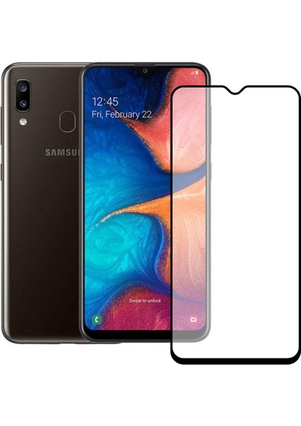 Bufalo Samsung Galaxy A20 / M30 Ekran Koruyucu Seramik Mat Nano 9d Tam Kaplama Siyah