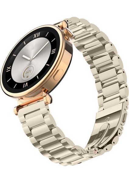 Huawei Watch Gt5 41MM Ile Uyumlu Ironweft Paslanmaz Döküm Çelik Metal Kordon modelleri