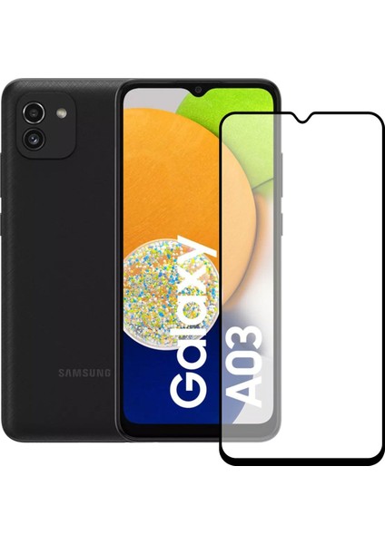Bufalo Samsung Galaxy A03 Ekran Koruyucu Seramik Mat Nano 9d Tam Kaplama Siyah