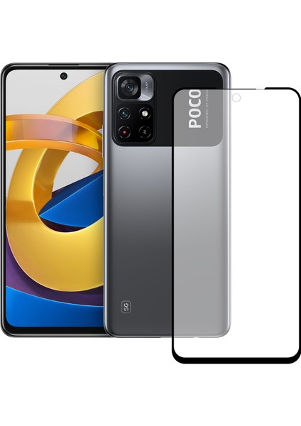 Bufalo Xiaomi Poco M4 Pro 5g Ekran Koruyucu Seramik Mat Nano 9d Tam Kaplama Siyah
