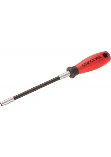 Izeltaş 4788196160 Flexible Süngülü Bits Tutucu Tornavida 6.3X160 Kırmızı,