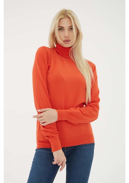 Baıkçı Yaka Kazak Orange modelleri