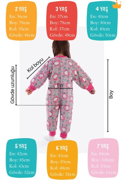 Baby Hola Begisa 2-8 Yaş 2.5 Tog Premium Kalite Kalın Elyaf Dolgulu Çocuk Uyku Tulumu 23504