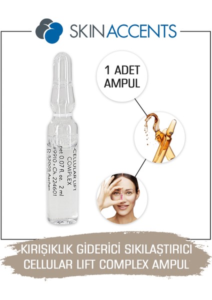 Ampul 1 Adet Cellular Lift Complex Cilt Serumu Dermaroller Dermapen Serum