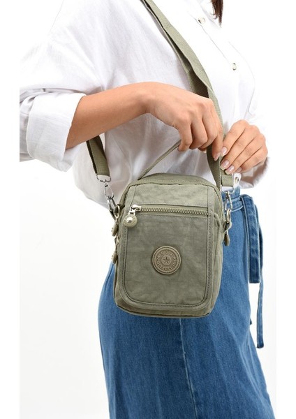 571 Collection Klinkır Kumaş Unisex Postacı Çanta Elde Tutma Çapraz Askılı Omuz Çantası 20*12 cm