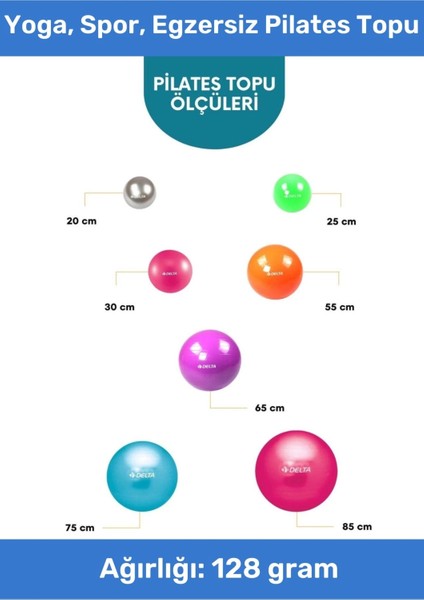 Profesyonel Seri Dayanıklı Yüksek Mini Gymball 20CM Mavi Pilates Topu Şişirme Pompa fiyatları