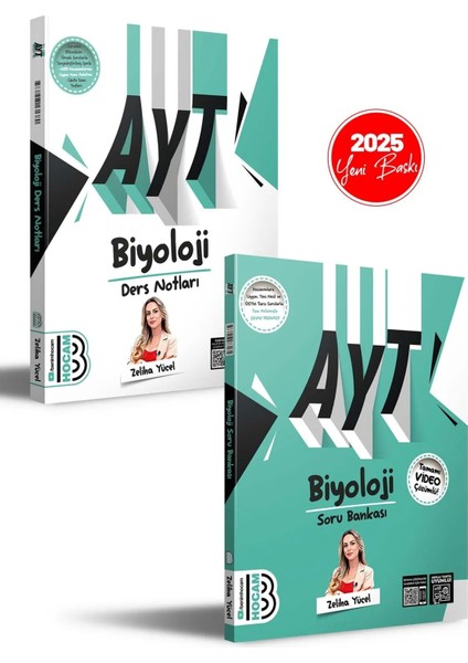 Ayt Biyoloji Ders Notları ve Tamamı Video Çözümlü Soru Bankası Seti