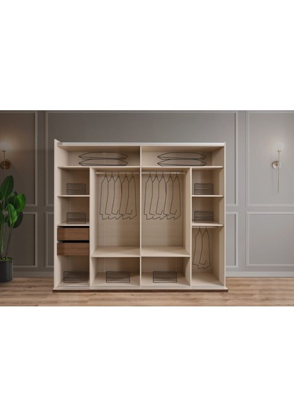 Avina Sürgülü Gardırop fiyatları