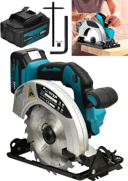 4200 Rpm Lazerli Bakir Sargili Metal Şanzıman Sunta Kesme Daire Testere Makinesi 185 mm