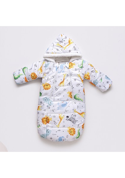 Orman Hayvanlı Figürlü Fermuarlı Içi Pelüş Kışlık Erkek Kız Bebek Kundak Astronot Tulum Kozmonot fiyatları