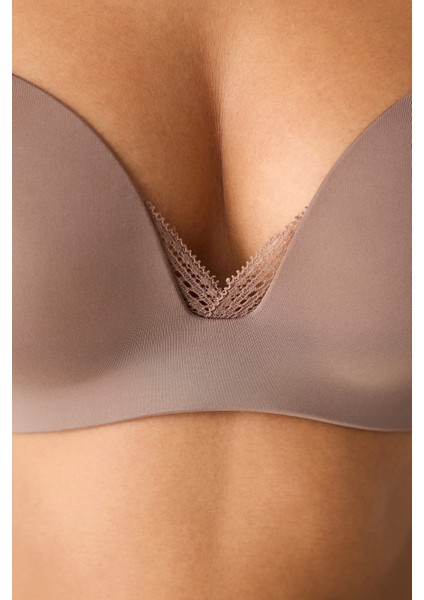 Push Up Eliza Non Wired Parlak Vizon Dekolte Sütyen fırsatları