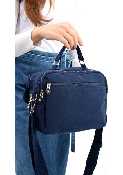 Elde Tutma Kadın Çapraz Askılı Postacı Çanta 571 Collection Kılinkır Kumaş Omuz Çantası 25*20 cm