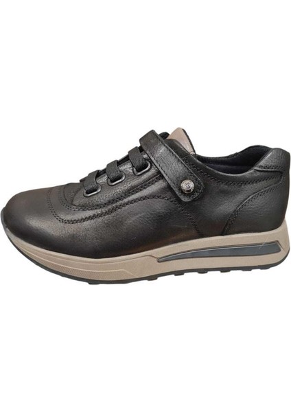 Mammamia D24KA-3255 Cırtlı Ortopedik Deri Kadın Ayakkabı