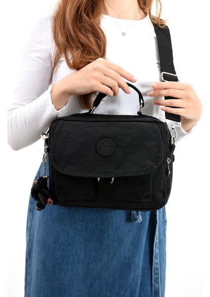 Elde Tutma Kadın Çapraz Askılı Postacı Çanta 571 Collection Kılinkır Kumaş Omuz Çantası 25*20 cm