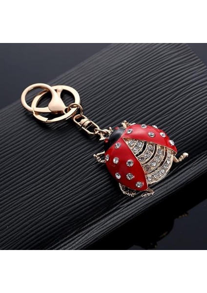 Kristal Taşlı Uğur Böceği Anahtarlık Kırmızı No.2 indirimleri
