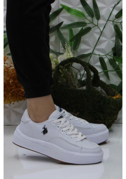 Gınger Beyaz Rahat Sneaker Kadın Ayakkabı
