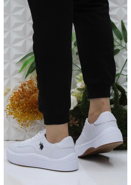 Gınger Beyaz Rahat Sneaker Kadın Ayakkabı fırsatları