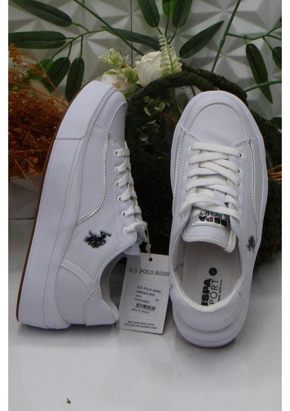 Gınger Beyaz Rahat Sneaker Kadın Ayakkabı indirimleri