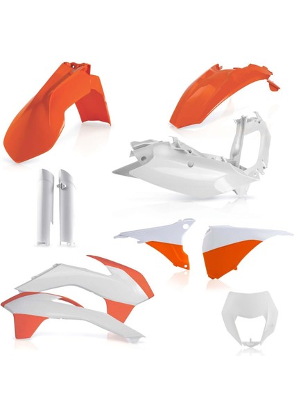Ktm Exc 14-16 Full Grenaj Set Turuncu Beyaz