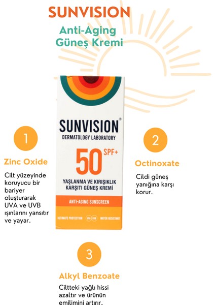 Anti-Aging Güneş Kremi 50 ml