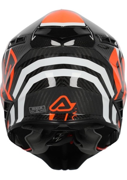 Steel Carbon 22-06 Kask Siyah Turuncu