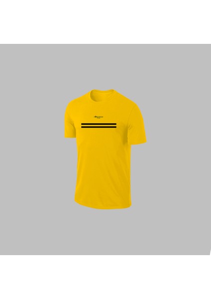 Yeni Seri Büyük Beden Erkek Sarı Dri-Fit Kumaş Rahat Günlük Sporcu Konforlu Tişört Şort Koşu Seti 4XL-10XL fiyatları