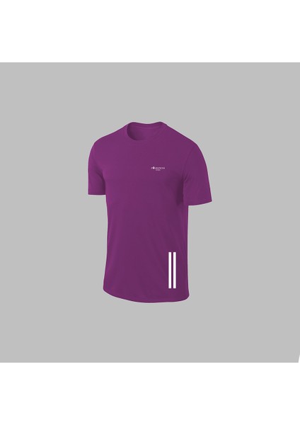 Erkek Mor Dri-Fit Kumaş Antrenman ve Koşu Için Konforlu Cepli Düz Tişört Şort Seti S-3xl fiyatları