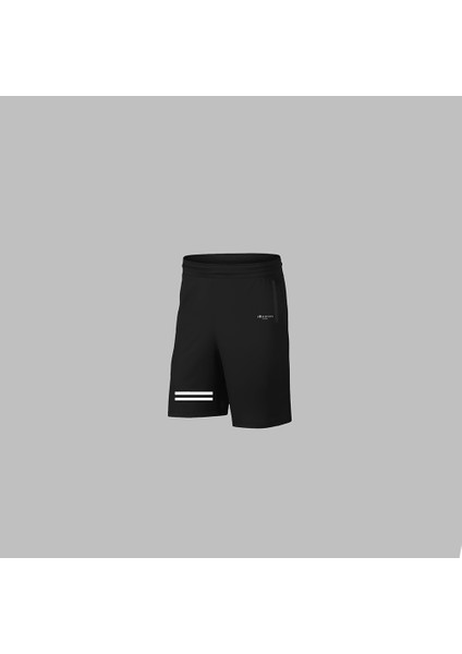 Yeni Seri Büyük Beden Erkek Mavi Dri Kumaş Antrenman ve Koşu Için Konforlu Cepli Düz Tişört Şort Seti 4XL-10XL